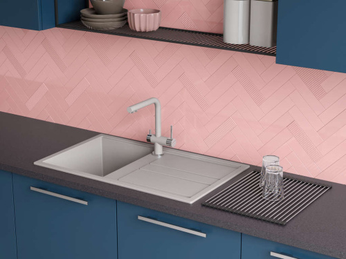 Смеситель Omoikiri Nagano-AZ латунь/azur blue