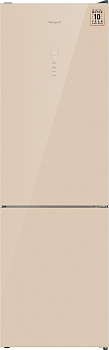 Холодильник Weissgauff WRK 2000 Total NoFrost Inverter Beige Glass