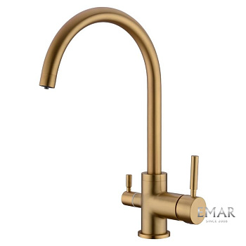 Смеситель Emar  ECB - 3007 PVD Golden