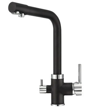 Кухонный смеситель Kuppersberg GEOS DEEP BLACK