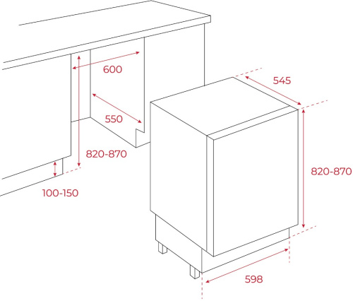 Встраиваемый холодильник Teka RSL 41150 BU