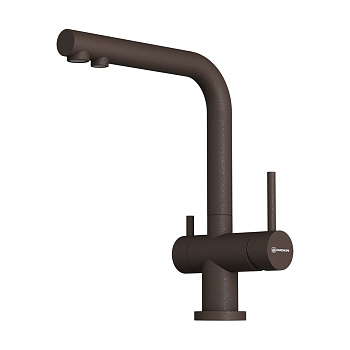 Смеситель Omoikiri Nagano-P-DC латунь/темный шоколад