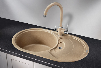Кухонная мойка Granula Гранула GR-7801, песок
