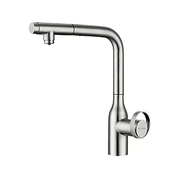 Смеситель для кухни Paulmark URBAN, брашированная сталь, Ur213104-BS