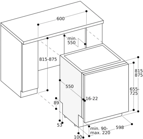 Встраиваемая посудомоечная машина Gaggenau DF260101