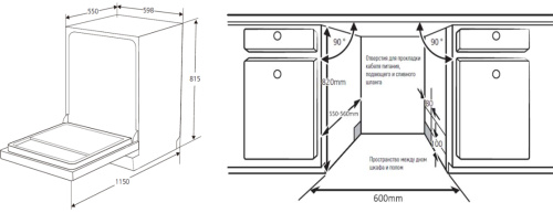 Встраиваемая посудомоечная машина Kuppersberg GIM 6078