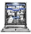 Посудомоечная машина встраиваемая с инвертором MEFERI MDW6083 COMFORT PLUS