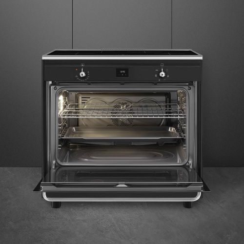 Варочный центр 90х60 см Smeg Concerto CG90IANT9 черный
