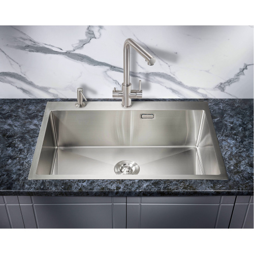 Мойка для кухни Milacio Denia 750 Steel сталь нержавеющая