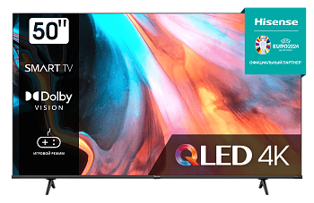 Телевизор QLED Hisense 50" 50E7HQ Smart черный