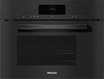 Пароварка встраиваемая с СВЧ Miele DGM7840 OBSW черный обсидиан
