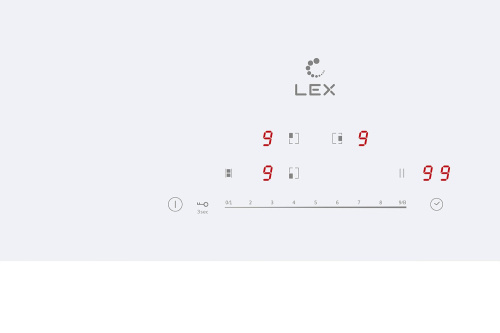 Варочная панель индукционная Lex EVI 431A WH