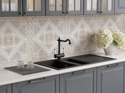 Смеситель Omoikiri Amagasaki-SI латунь/античное серебро