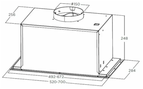 Вытяжка Midea MH60I770W