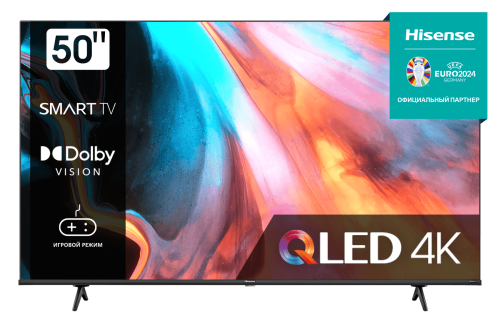 Телевизор QLED Hisense 50" 50E7HQ Smart черный
