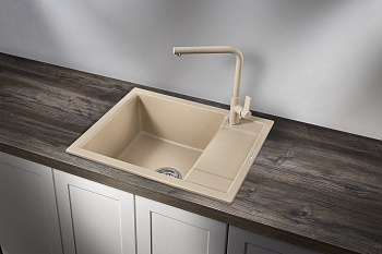 Кухонная мойка Granula Гранула GR-6002, песок