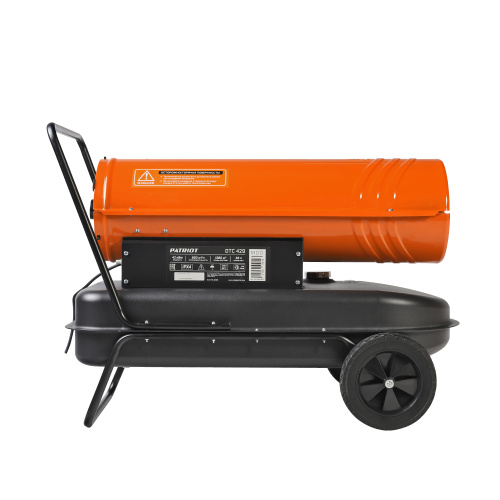 Калорифер дизельный PATRIOT DTC 429, 42 кВт, 850 мᵌ/ч, термостат, колеса.