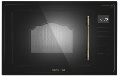 Встраиваемая микроволновая печь Meferi MMO6025BK RETRO