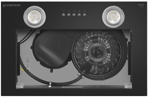 Полновстраиваемая вытяжка Meferi INBOX45BK LIGHT