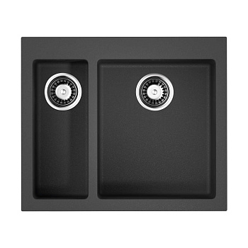 Мойка Omoikiri Bosen 59-2-BL Tetogranit/черный