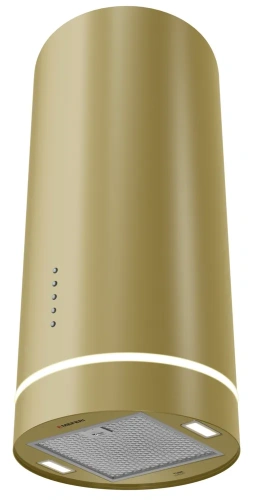 Вытяжка цилиндрическая пристенная Meferi TUBE35GOLD COMFORT горчично-золотой