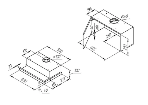 Вытяжка Kuppersberg SLIMLUX II 60 XG
