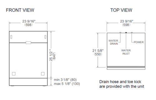 Посудомоечная машина Bertazzoni DW45S3IEPDV