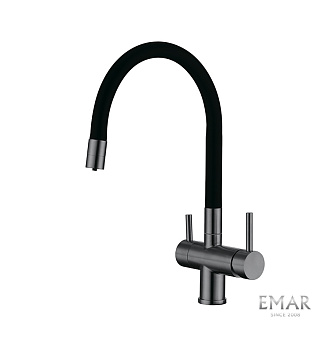Смеситель Emar  ЕС - 3015 PVD Dark
