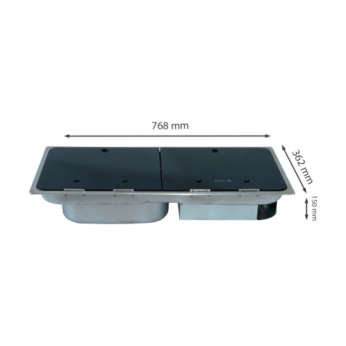 Варочная панель комбинированная с мойкой Libhof MO 9722R Tap +