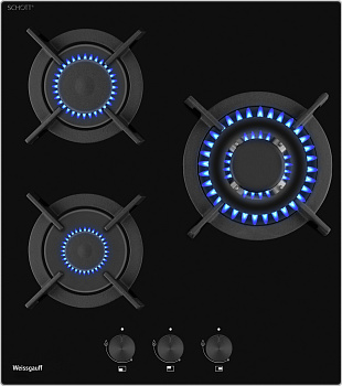 Газовая панель Weissgauff HGG 451 BGV Nano Glass