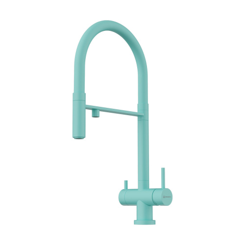 Смеситель Omoikiri Kanto-AZ латунь/azur blue