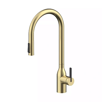 Смеситель для кухни Paulmark Universal, светлое золото, Un213880-LG