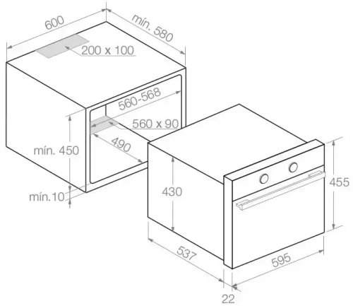 Духовой шкаф Pando PHT-941