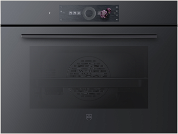 Паровой шкаф V-Zug Combair V6000 45P черное стекло