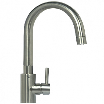 Смеситель Zigmund & Shtain 1600 ZS НЕРЖ.ПОЛИР