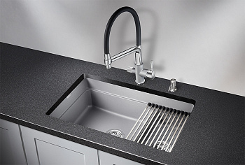 Кухонная мойка Granula Kitchen Space KS-7304, алюминиум