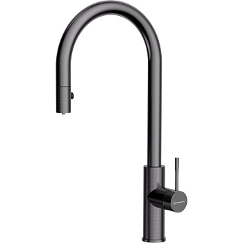 Смеситель Omoikiri Asakawa-SGM Сталь Вороненая