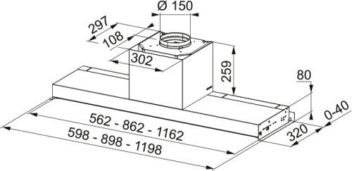 Встраиваемая вытяжка Franke FSTP NG 1205 X