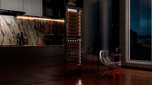 Винный шкаф встраиваемый Meyvel MV163PRO-KST2