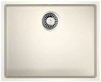 Врезная кухонная мойка 44 см, OMOIKIRI Bosen 54-U, матовое белый
