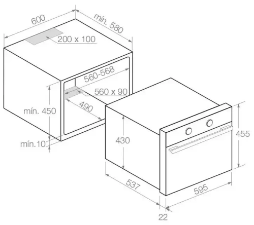 Духовой шкаф Pando PHC-943