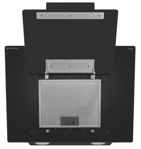 Наклонная пристенная вытяжка Meferi AIRBOX60BK POWER
