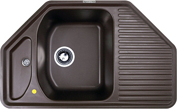 Кухонная мойка Zigmund & Shtain ECKIG 800 ШВЕЙЦ.ШОКОЛАД