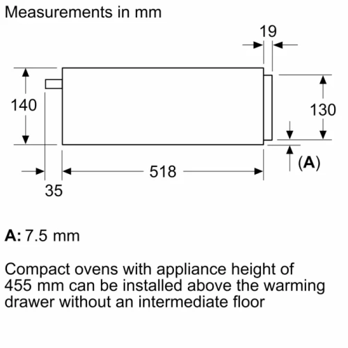 Подогреватель посуды Bosch BIC7101B1