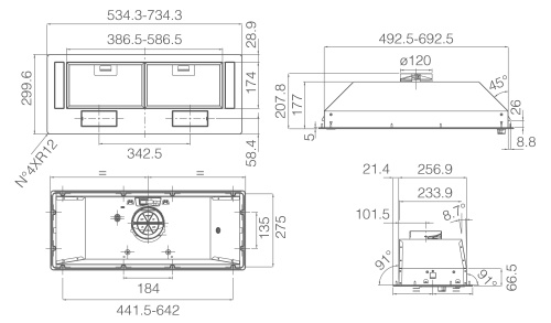 Вытяжка Elica ERA S BL/A/72