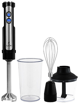 LEX LX 10011-3, блендер ручной (черный)