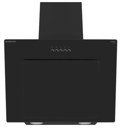 Наклонная пристенная вытяжка Meferi AIRBOX60BK POWER