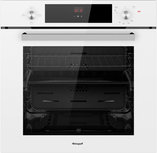 Газовый духовой шкаф Weissgauff WGO 702 D White Glass