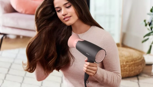 Фен Philips BHD350/10 (Черный-розовый)