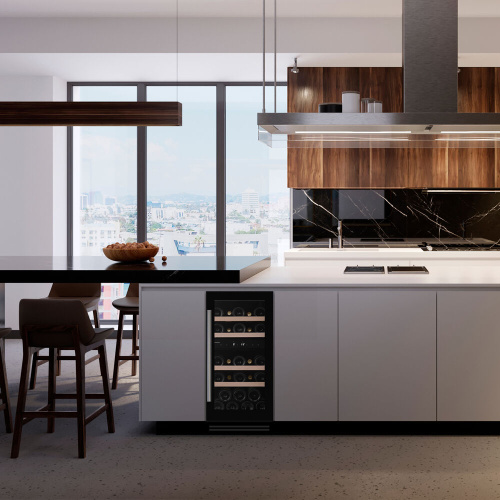 Винный шкаф встраиваемый Dunavox DAUF-32.78DMB